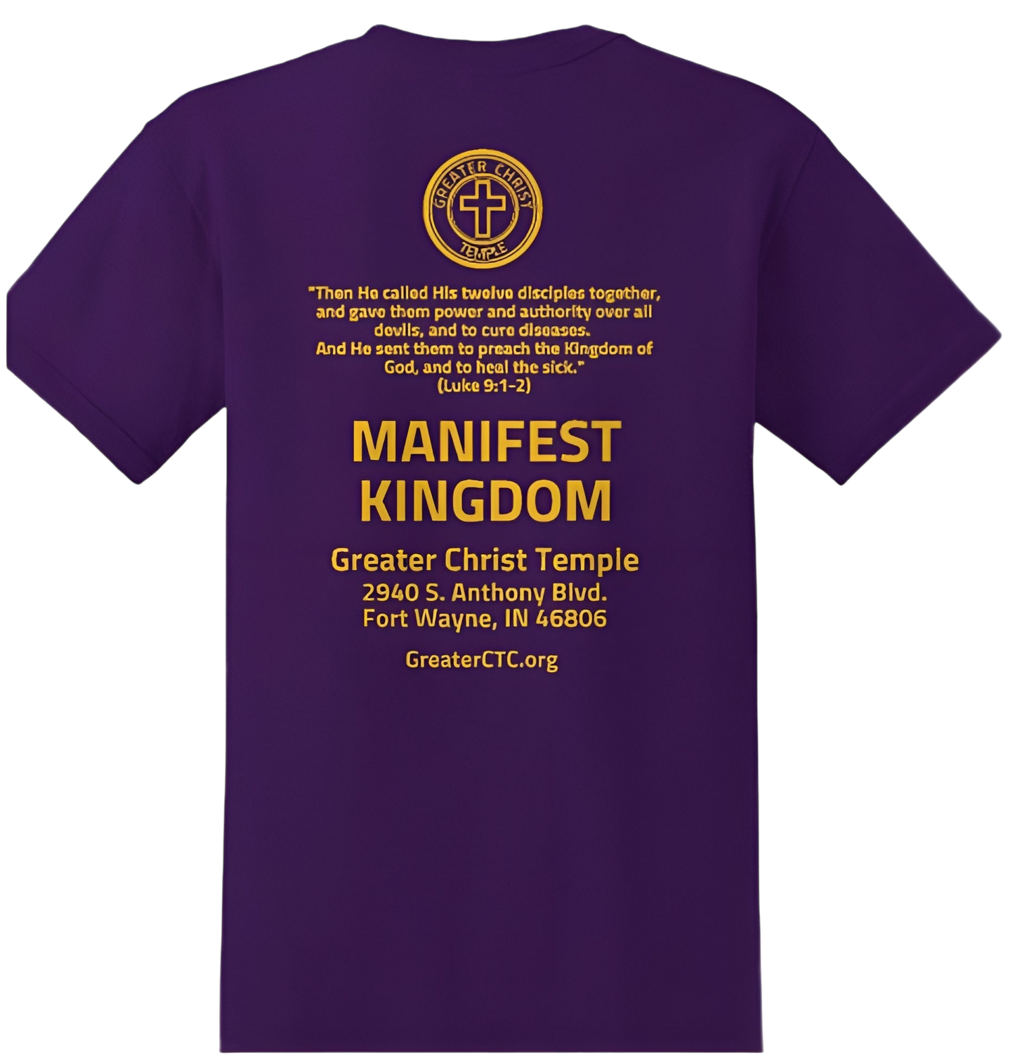 Manifest Kingdom - GreaterCTC . tshirt