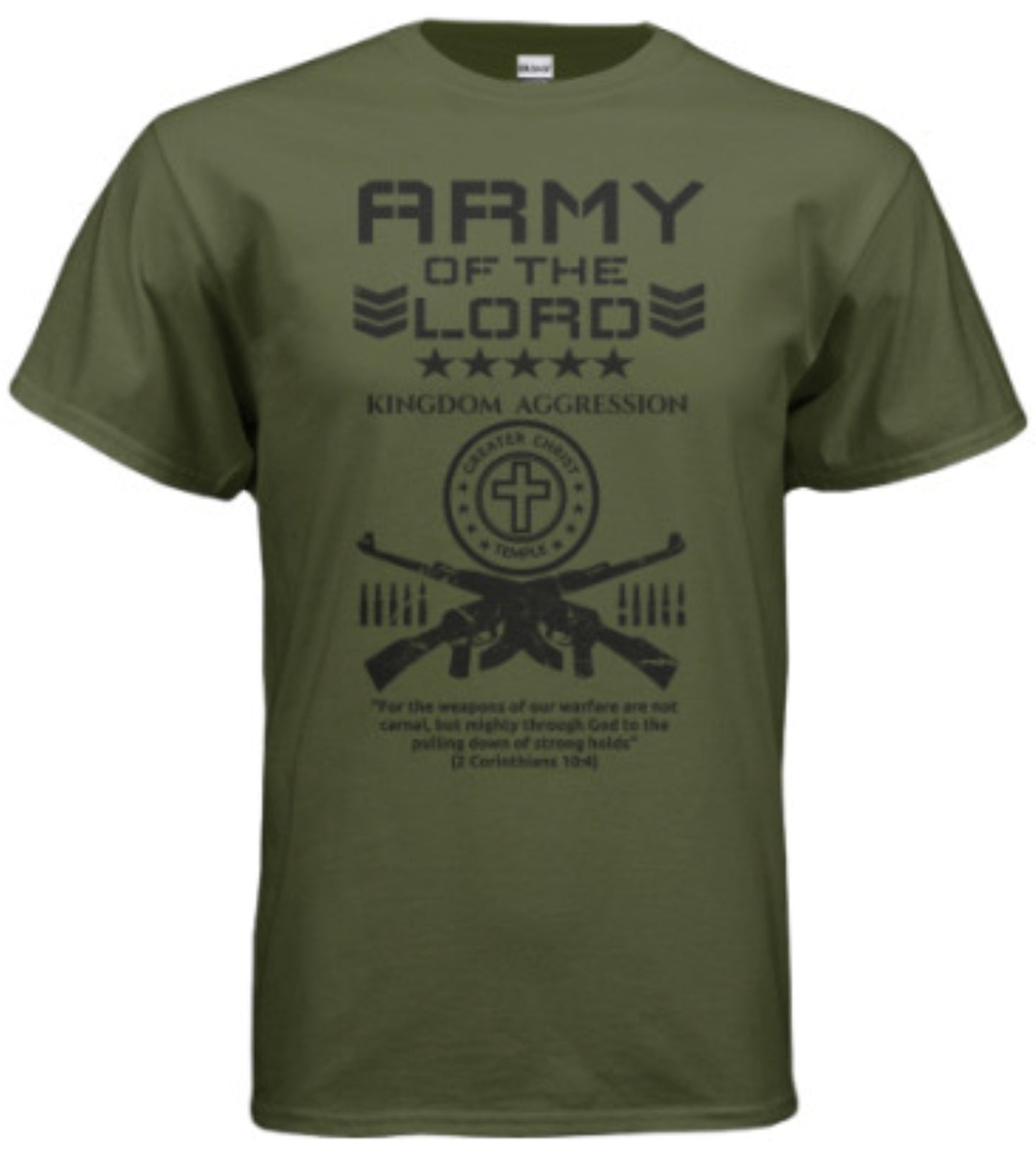Army of the LORD - GreaterCTC (Green) tshirt